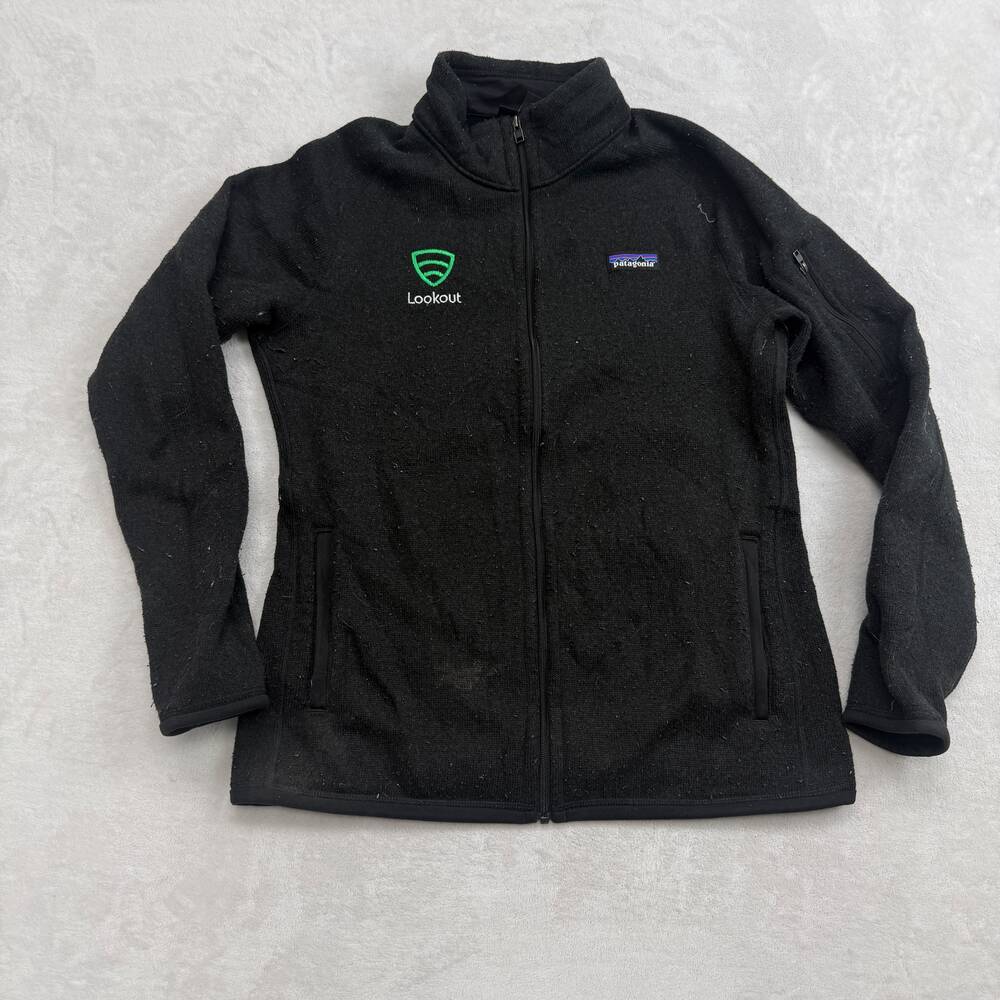 Patagonia Better Sweater Women's Black Full Zip Fleece Jacket Size M